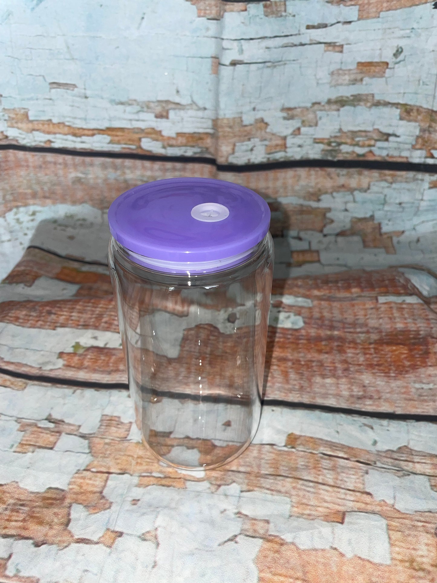 16oz Clear with color Lids