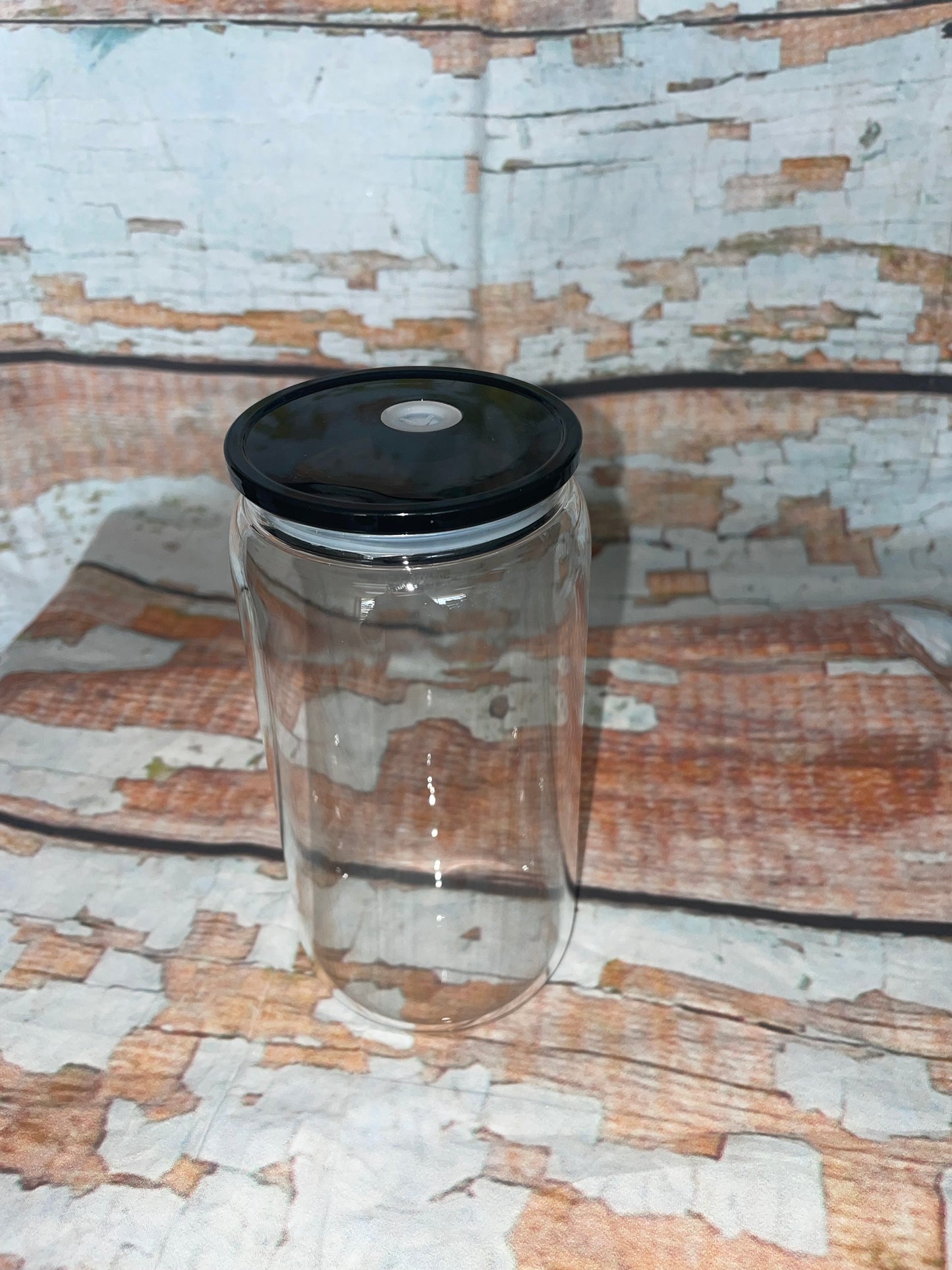 16oz Clear with color Lids