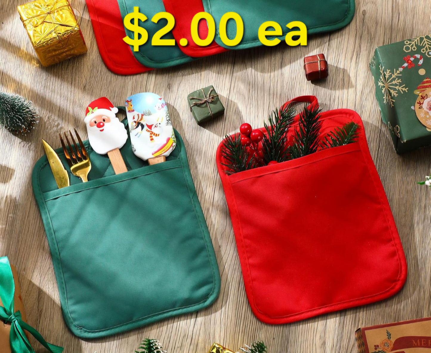 Pocket Pot Holders-SUBLIMATION