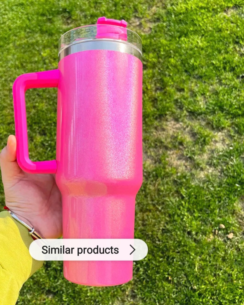 40oz SUBLIMATION Shimmer Tumbler