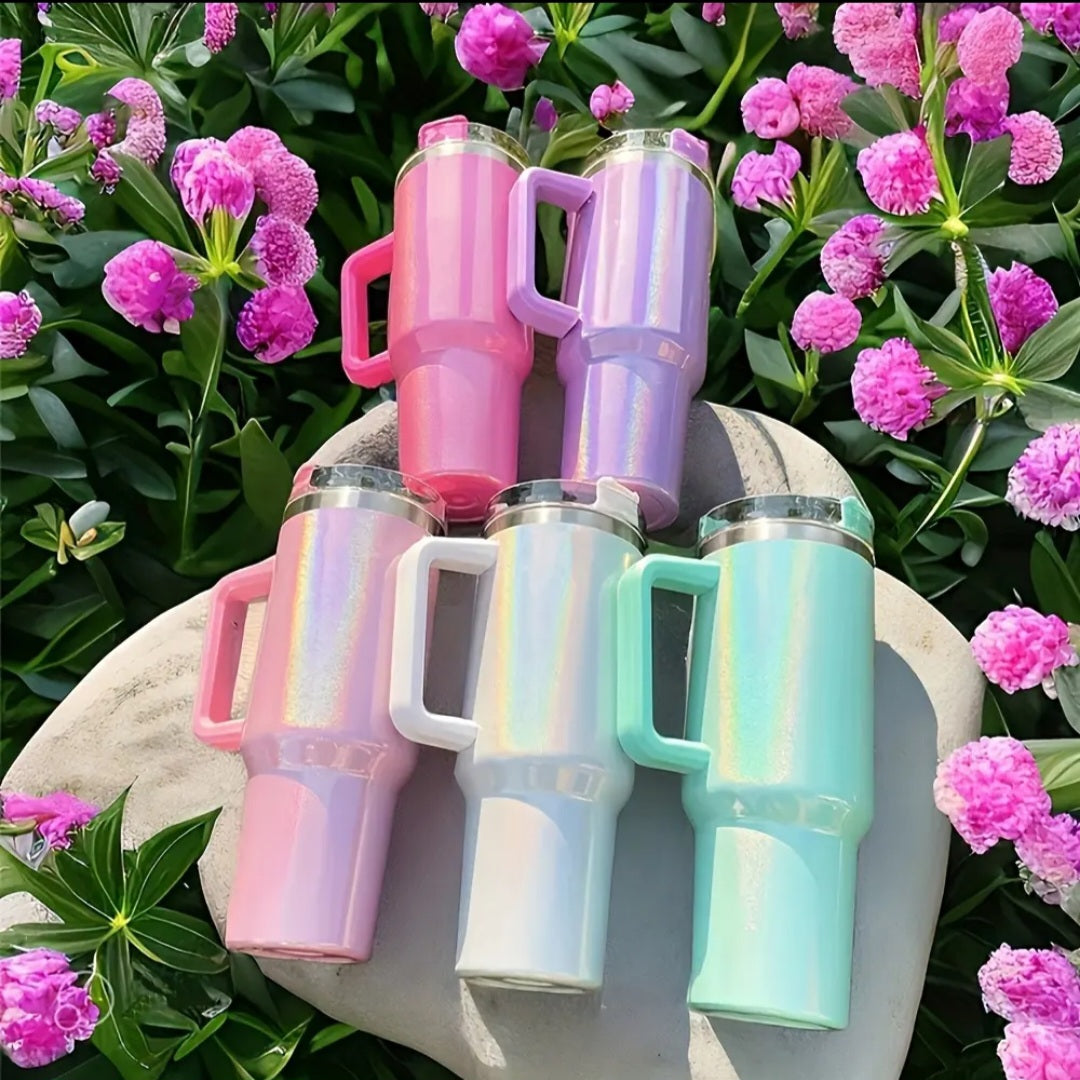 40oz SUBLIMATION Shimmer Tumbler