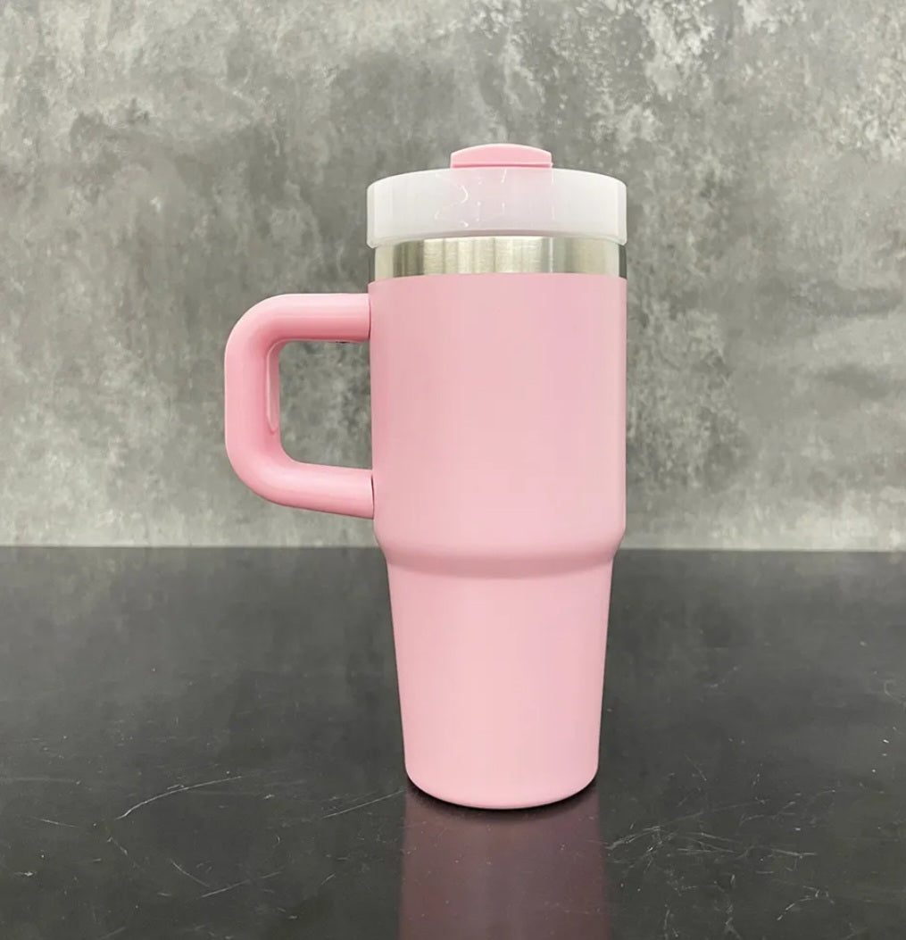14oz SUBLIMATION MACARON TUMBLER W/HANDLE
