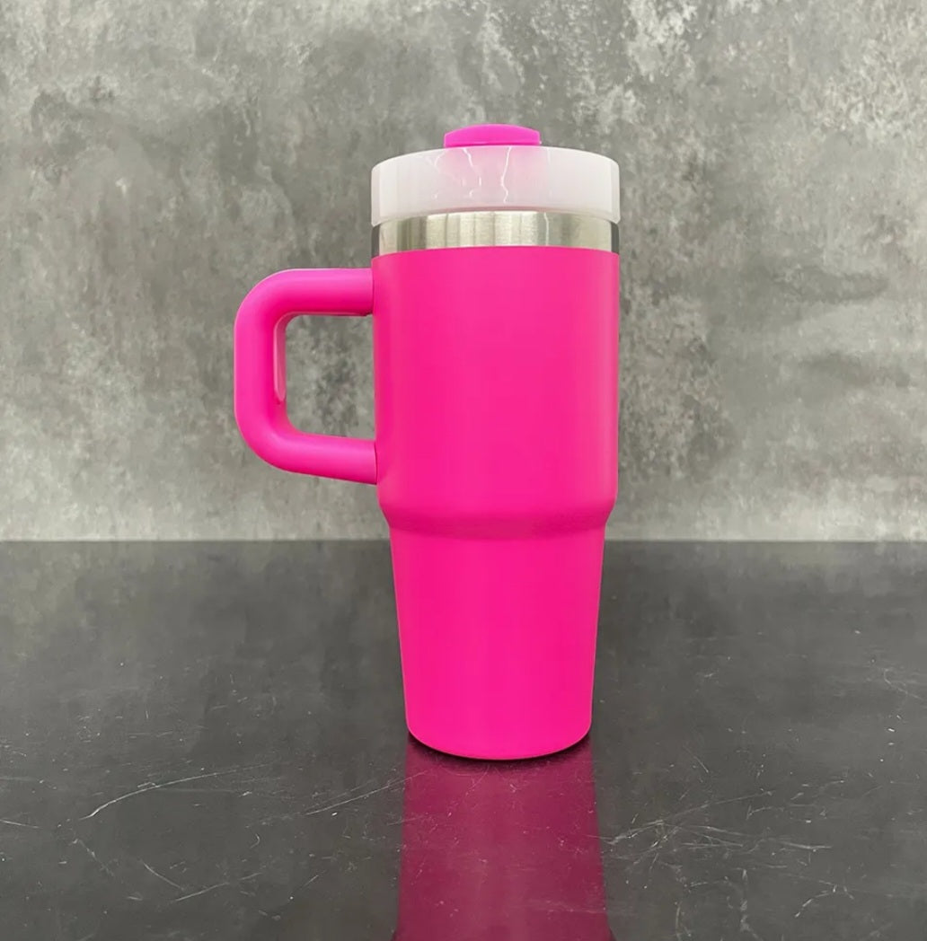 14oz SUBLIMATION MACARON TUMBLER W/HANDLE
