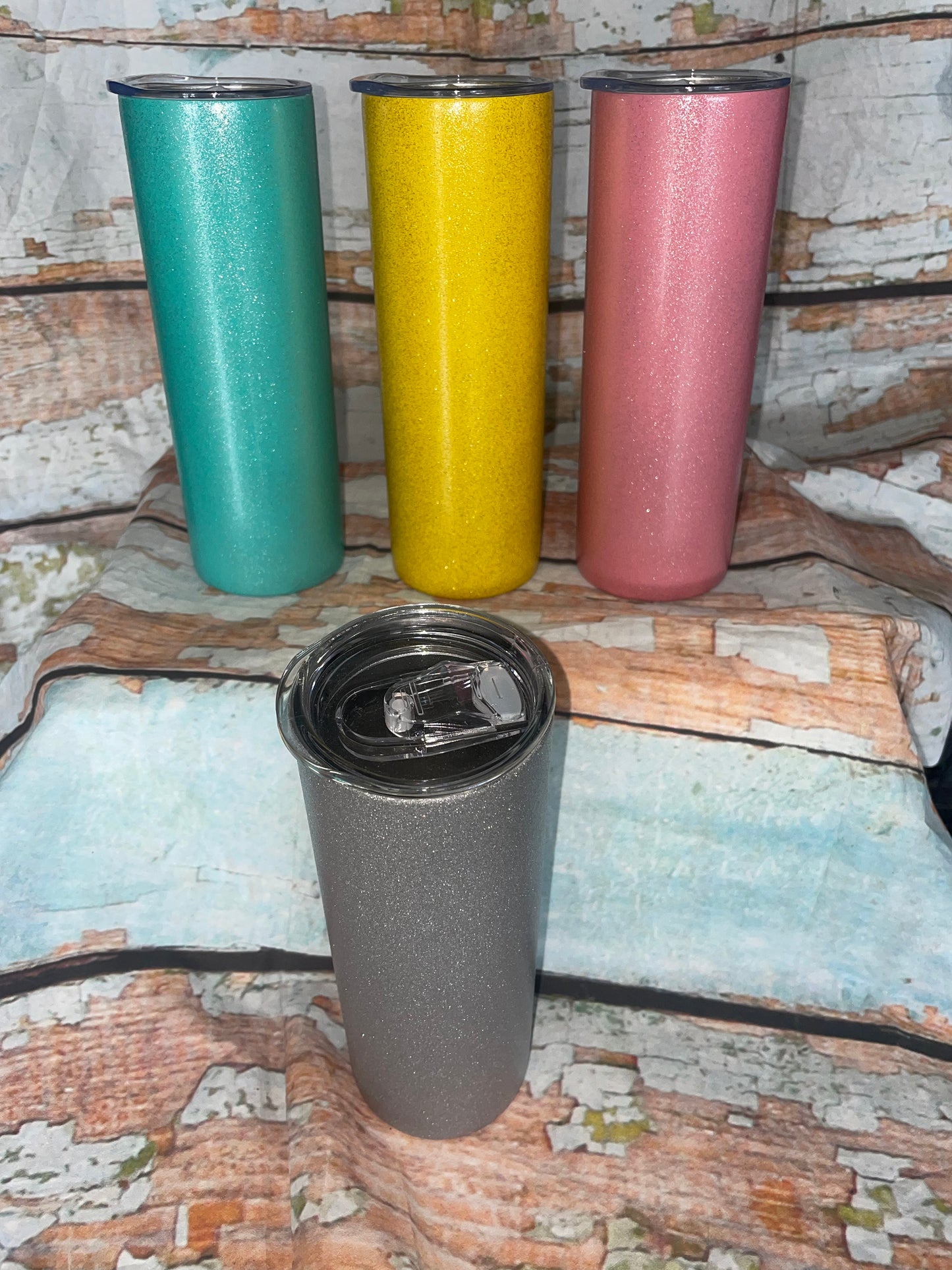 20oz Matte Glitter Tumbler