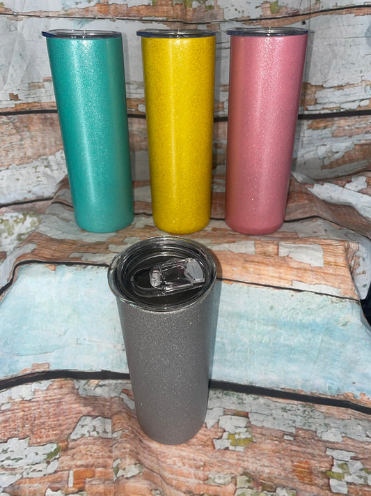 20oz Matte Glitter Tumbler