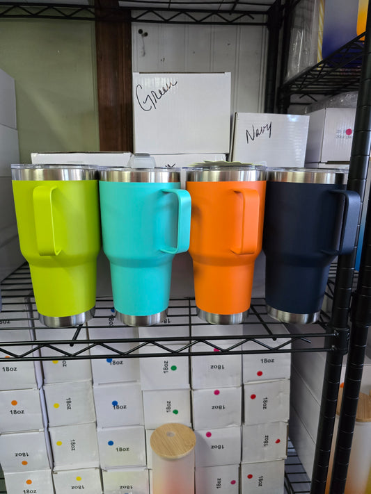 30oz Lazer Etch- Powder Coated