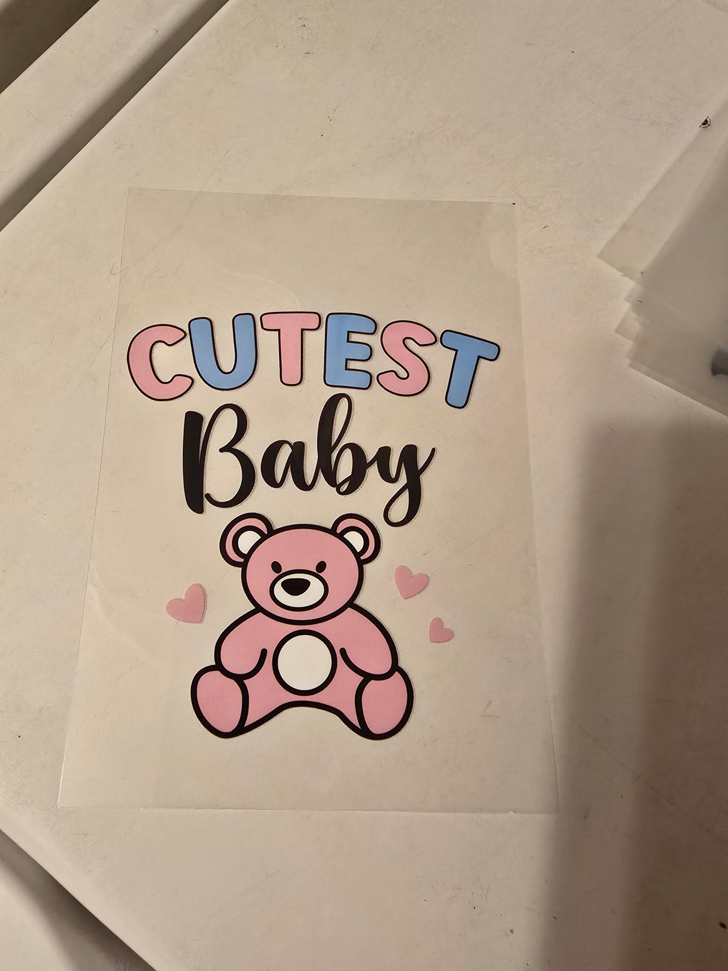 INFANT DTF FOR SHIRTS AND ONESIES