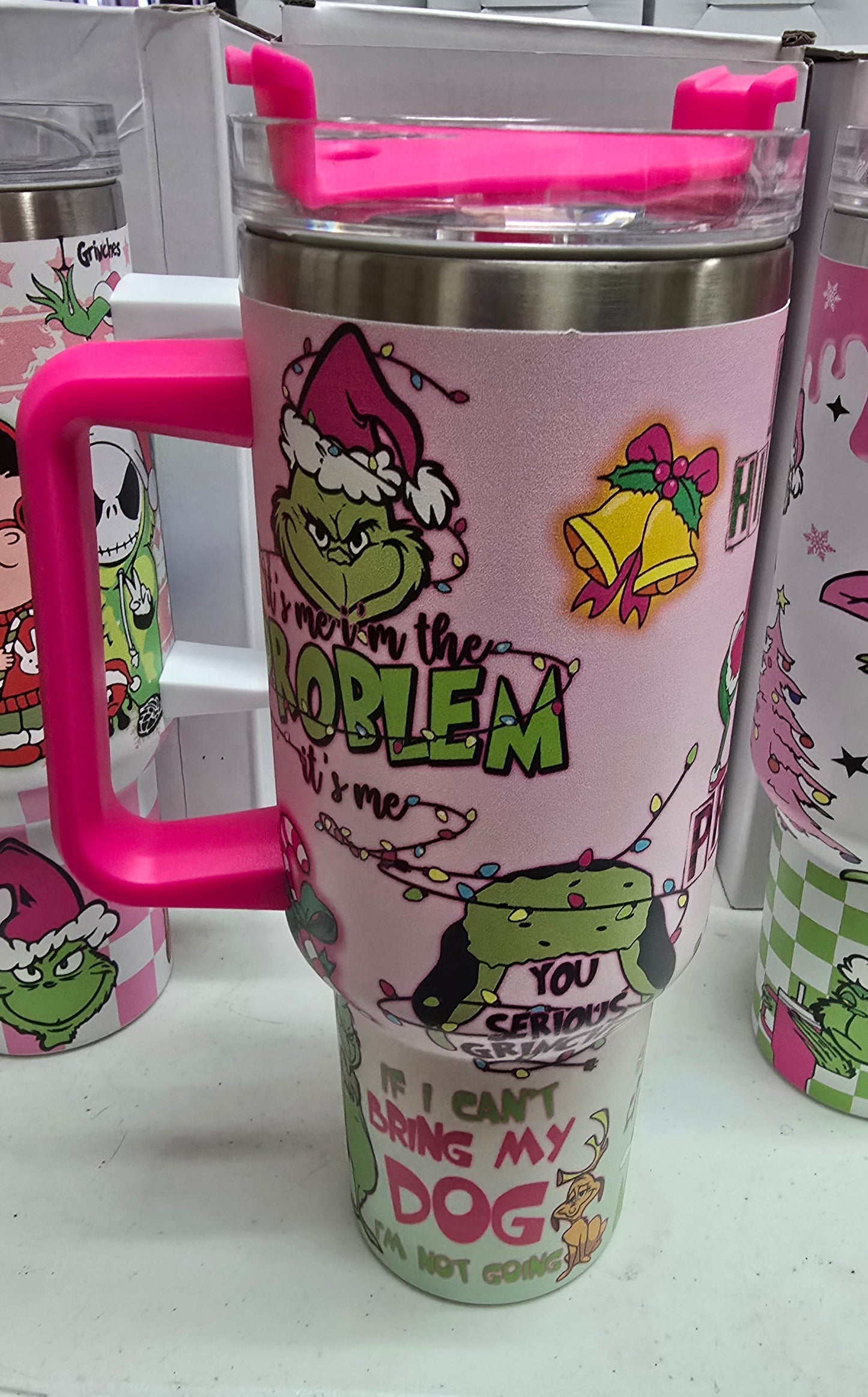 40oz Grinch Tumbler