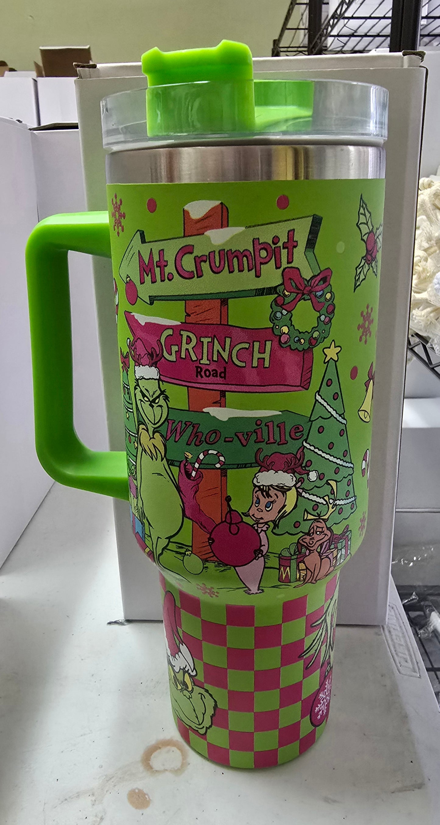 40oz Grinch Tumbler