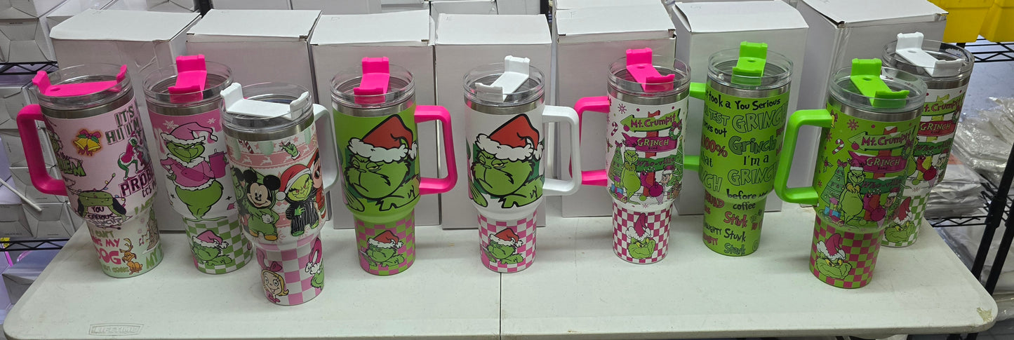 40oz Grinch Tumbler