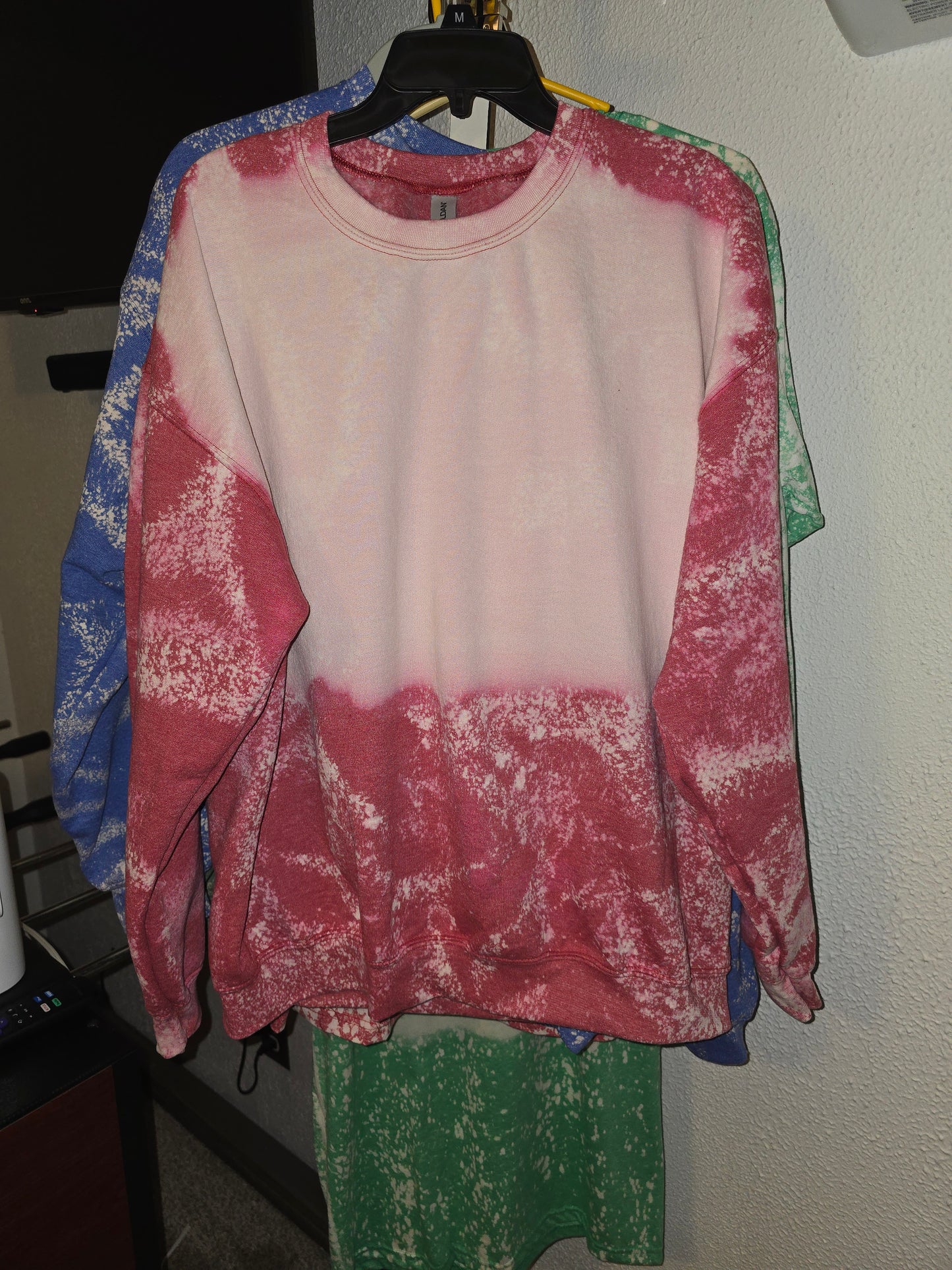 BLEACHED SUBLIMATION TEES AND SWEATSHIRTS