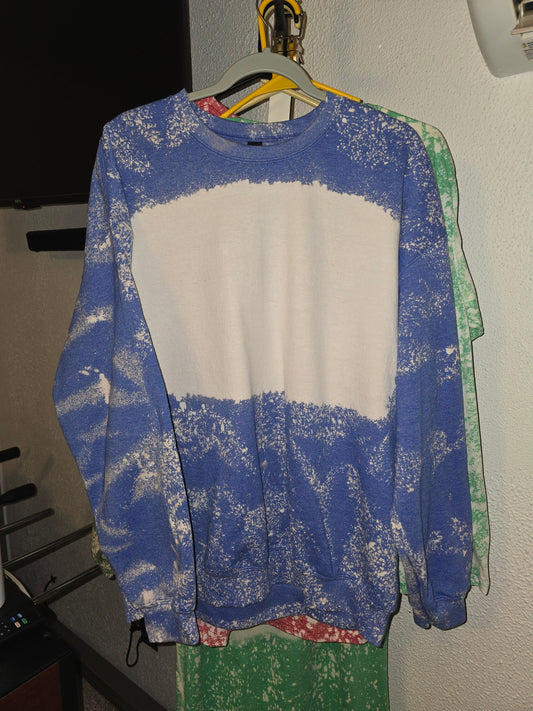 BLEACHED SUBLIMATION TEES AND SWEATSHIRTS