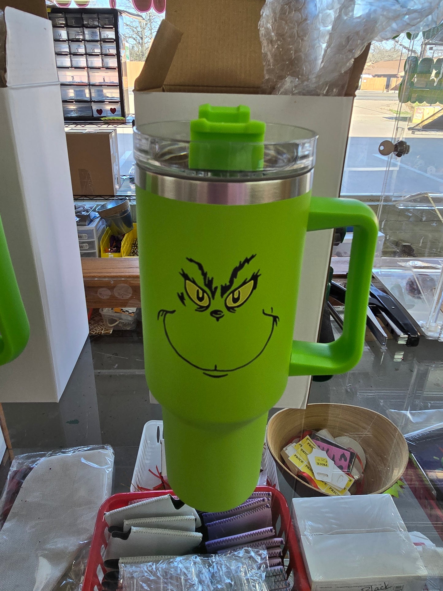 40oz Grinch Tumbler