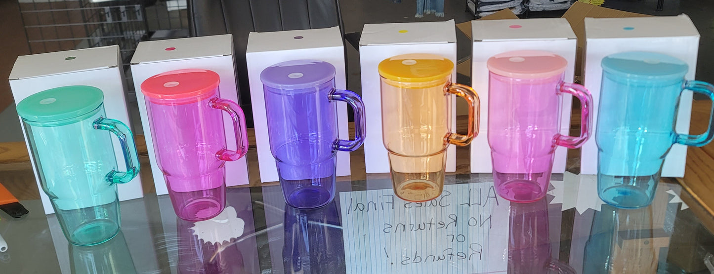 20oz Jelly Tapered Glass Tumbler