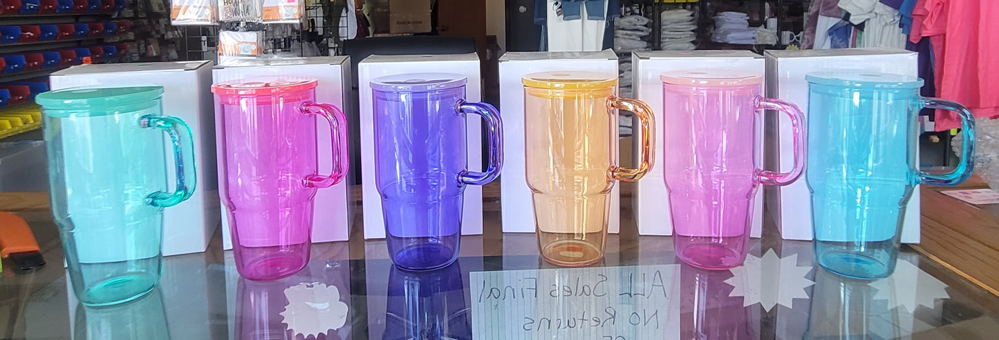 20oz Jelly Tapered Glass Tumbler