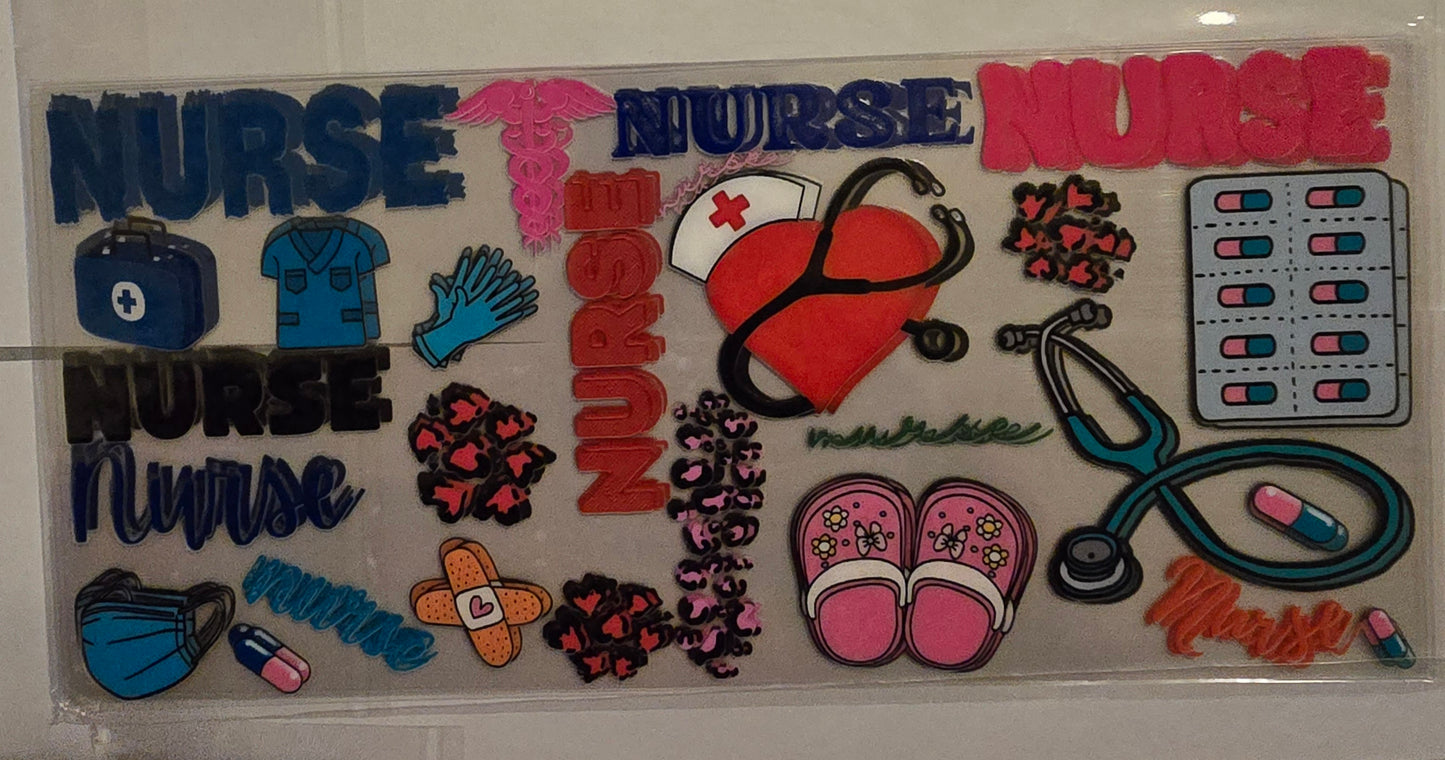 16oz DTF STICKERS FOR TUMBLERS