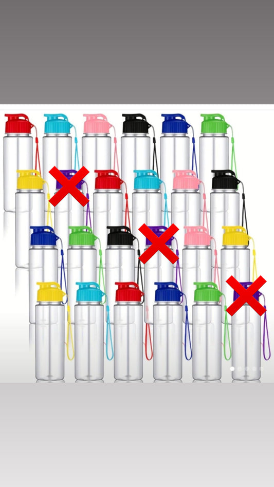 17oz Plastic Water Bottle