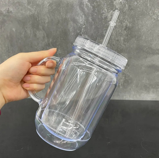 20oz PLASTIC MUG SNOW GLOBE