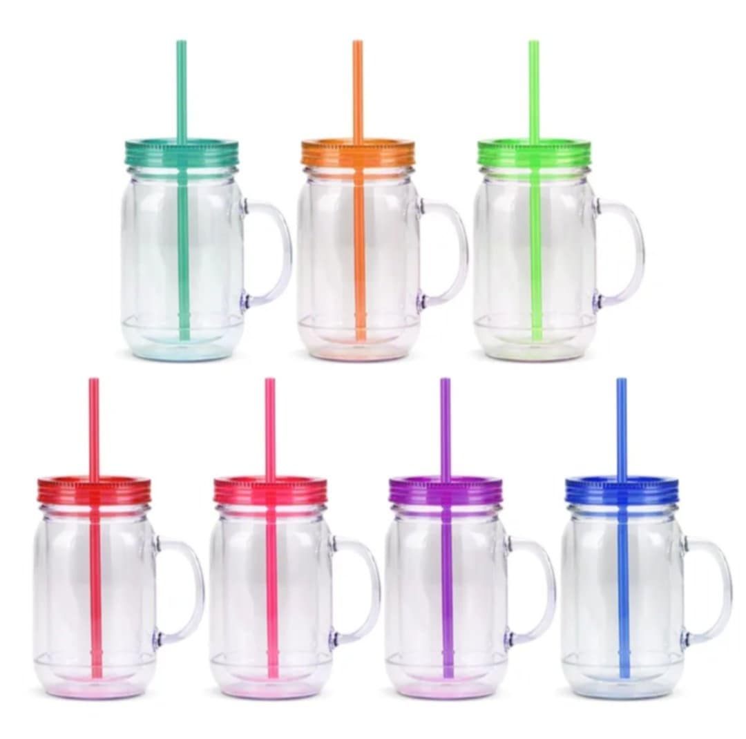 20oz PLASTIC MUG SNOW GLOBE