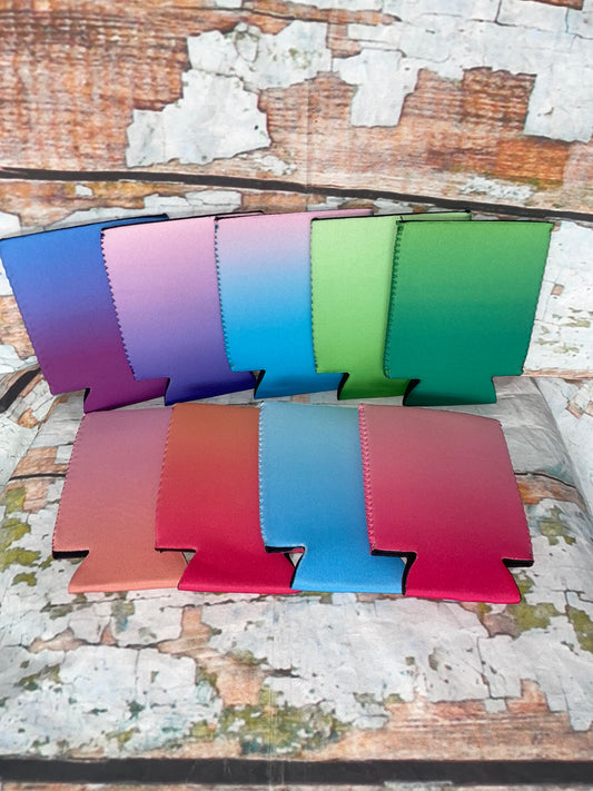Ombre Can koozies