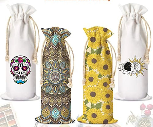 Sublimation Wine Bottle Bags-Blanks