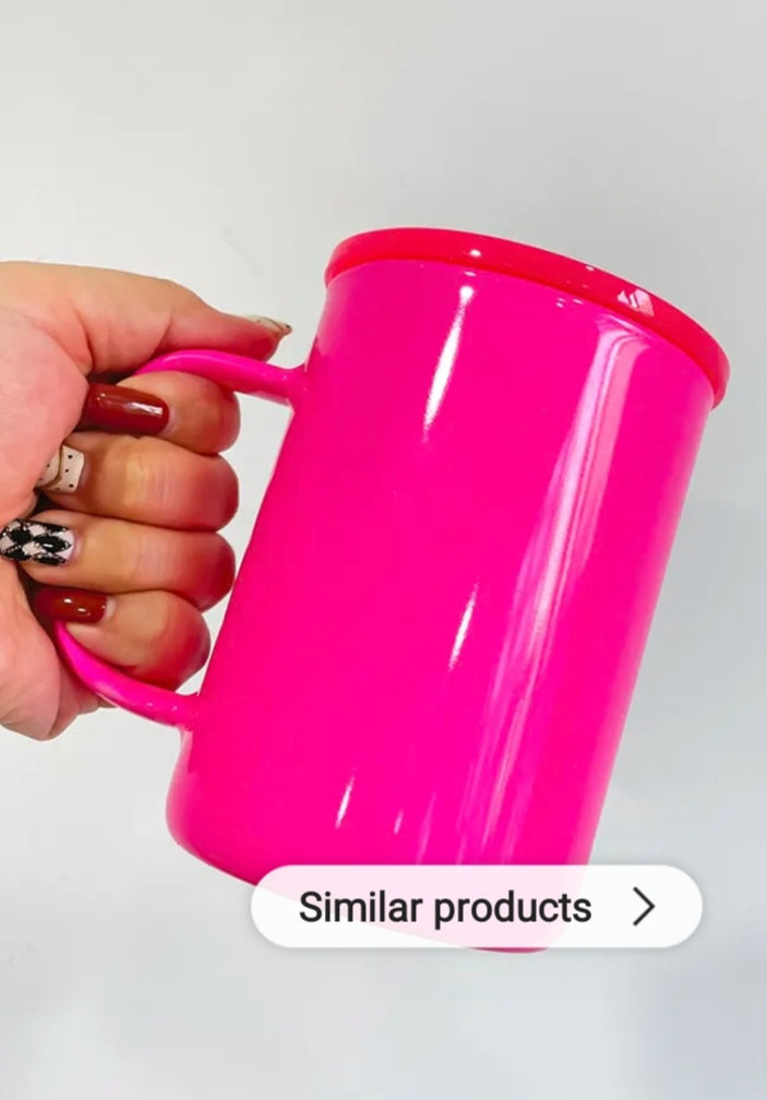 15oz SUBLIMATION Macaron Tumbler Mug-GLASS