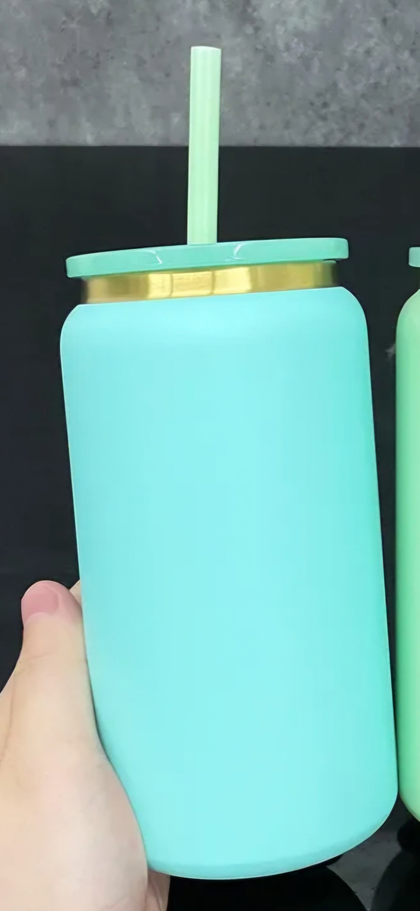 16oz STAINLESS STEEL POWDER COATED TUMBLERS