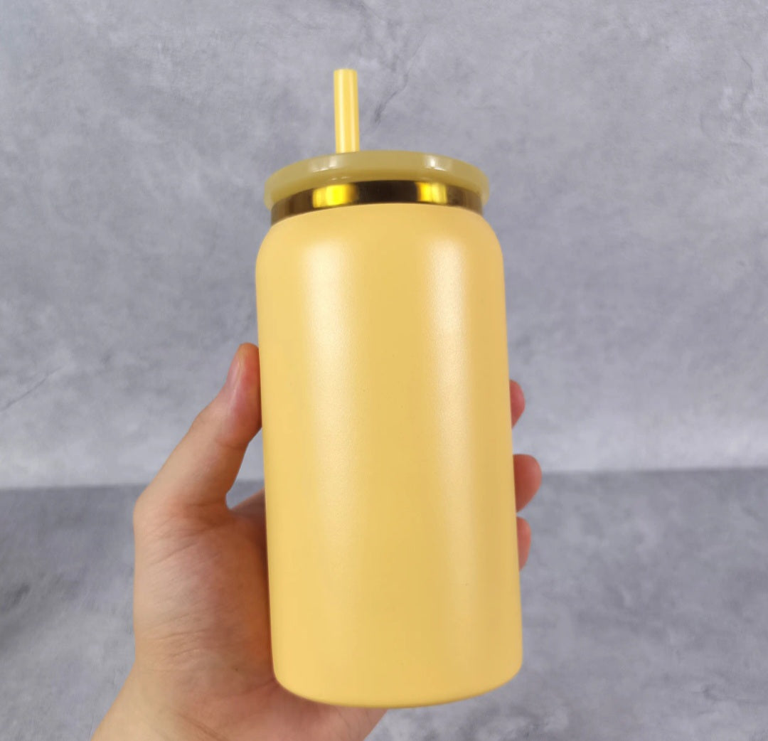 16oz STAINLESS STEEL POWDER COATED TUMBLERS