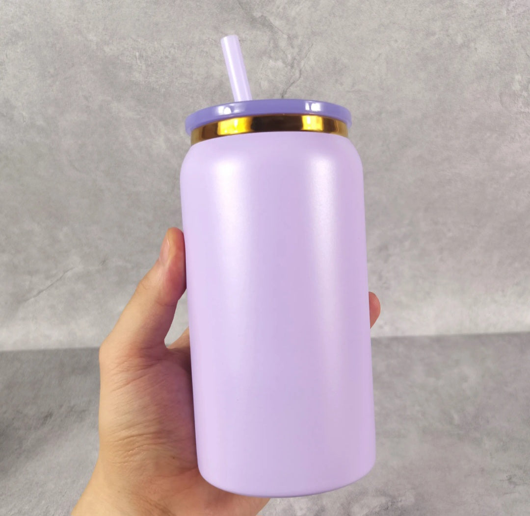 16oz STAINLESS STEEL POWDER COATED TUMBLERS