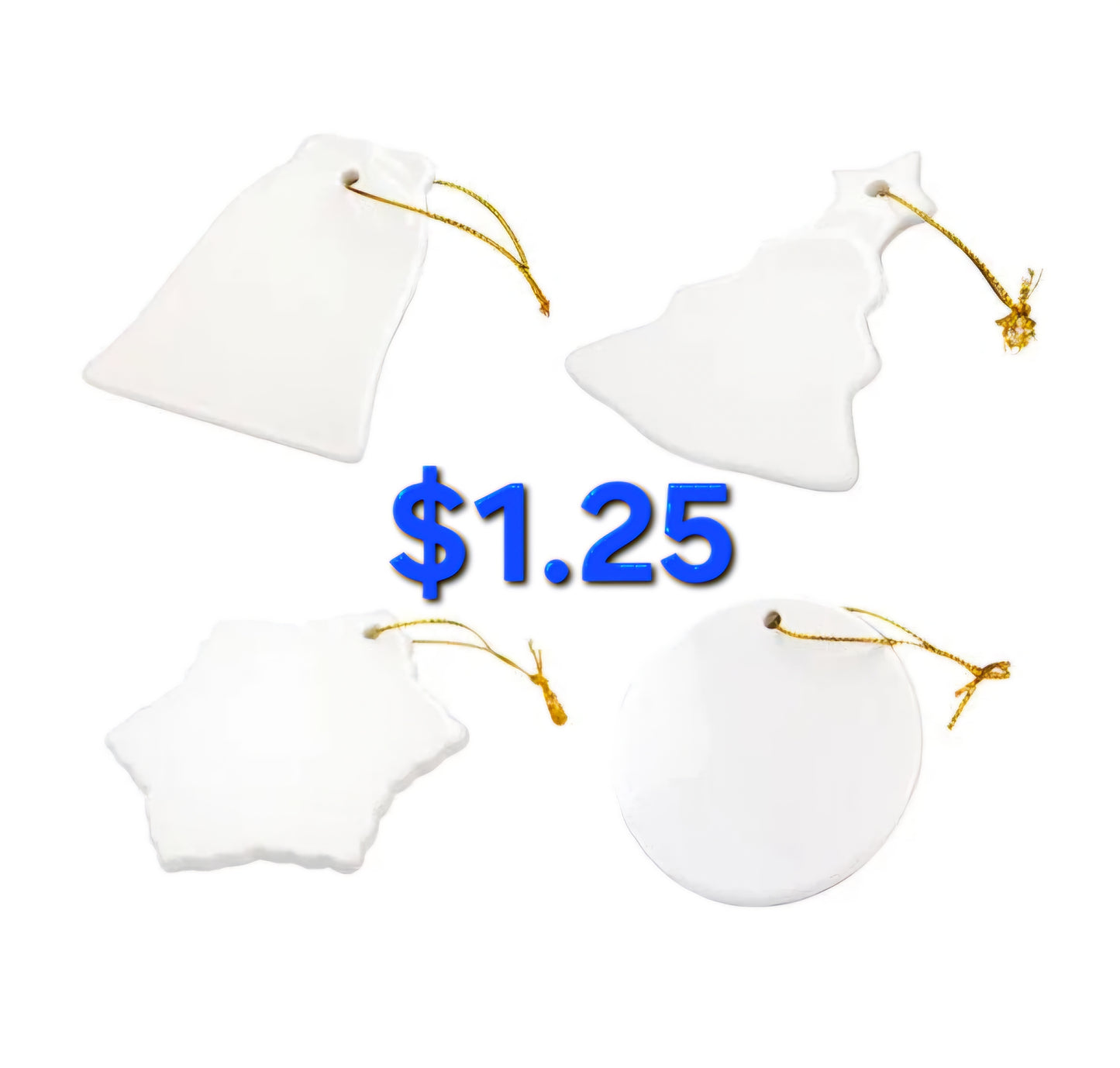 Ornaments- Ceramic SUBLIMATION