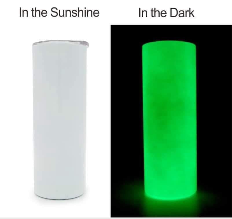 20oz Glow in Dark Straight Tumbler